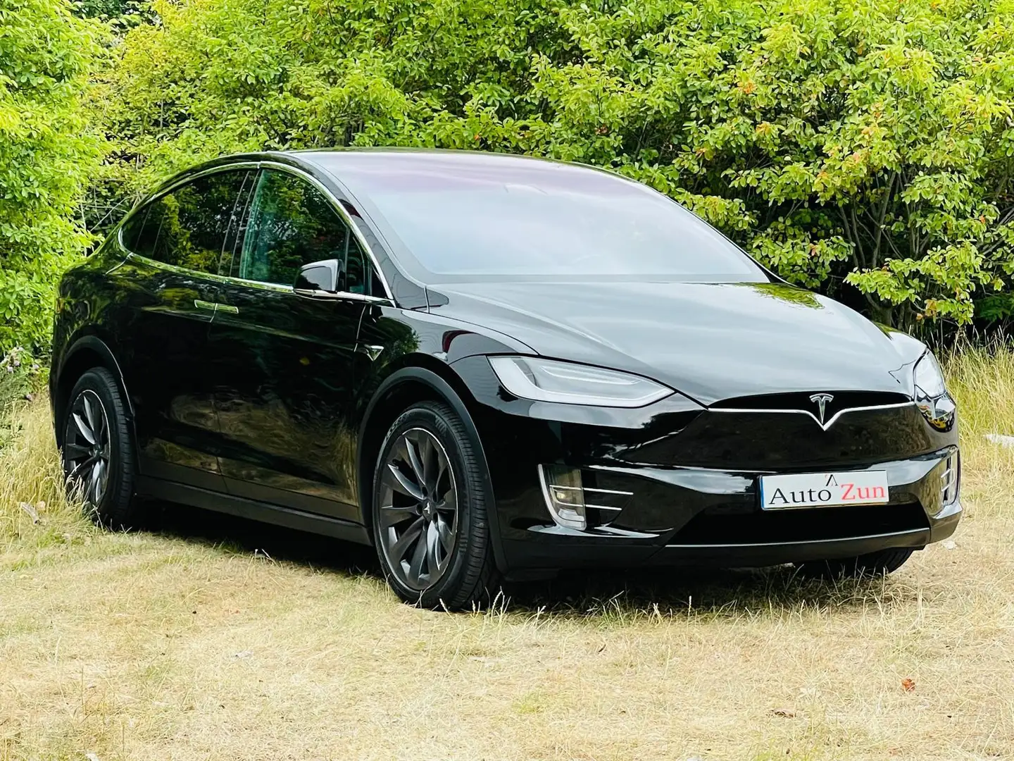 Tesla Model X 100D 6p./Trekhaak/AutoPilot/BTW Auto Zwart - 1