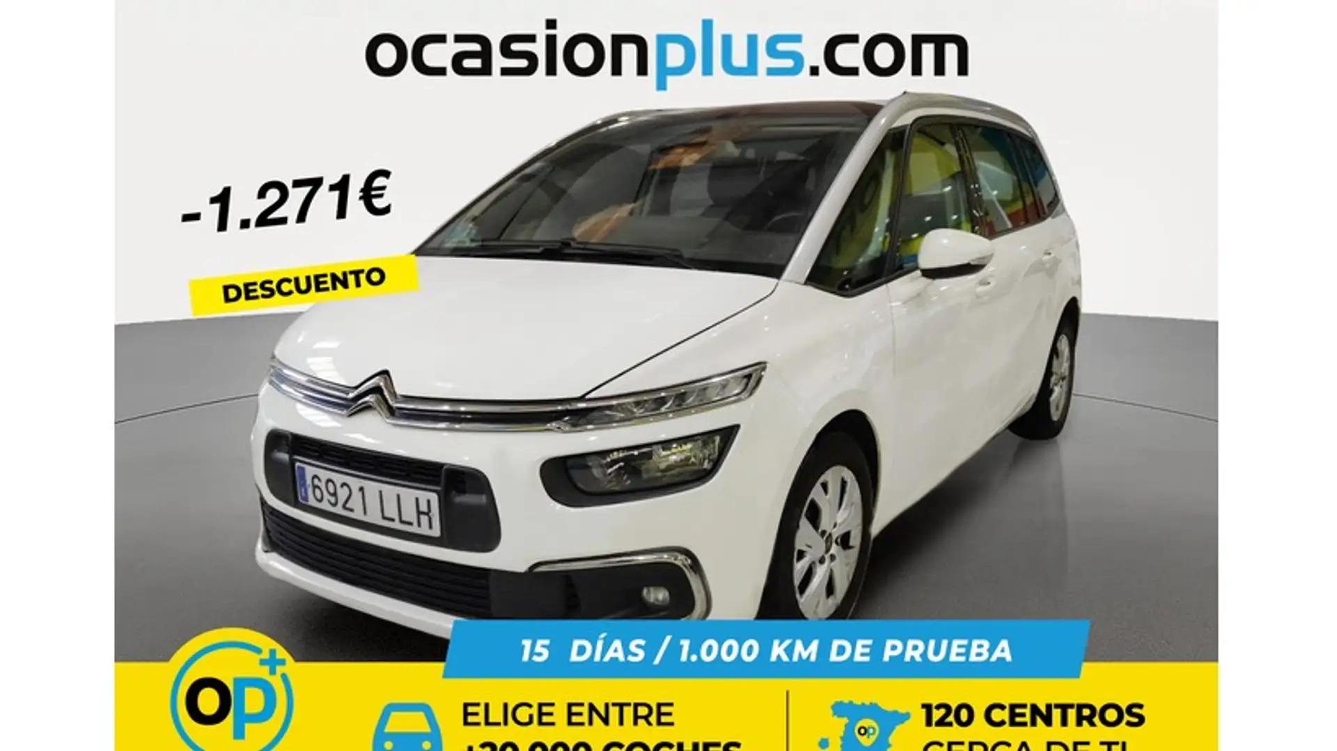 Citroen C4 Grand Spacetourer 1.2 PureTech S&S Feel 130 Blanc - 1