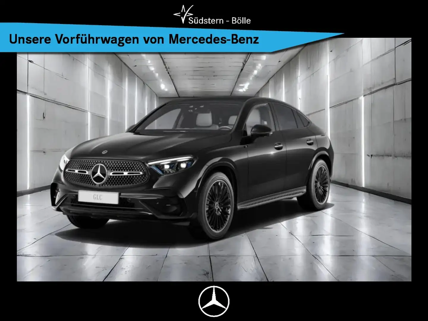 Mercedes-Benz GLC 450 d 4M Coupe +AMG+DISTRO+MEMORY+NAVI+SHZ Noir - 1