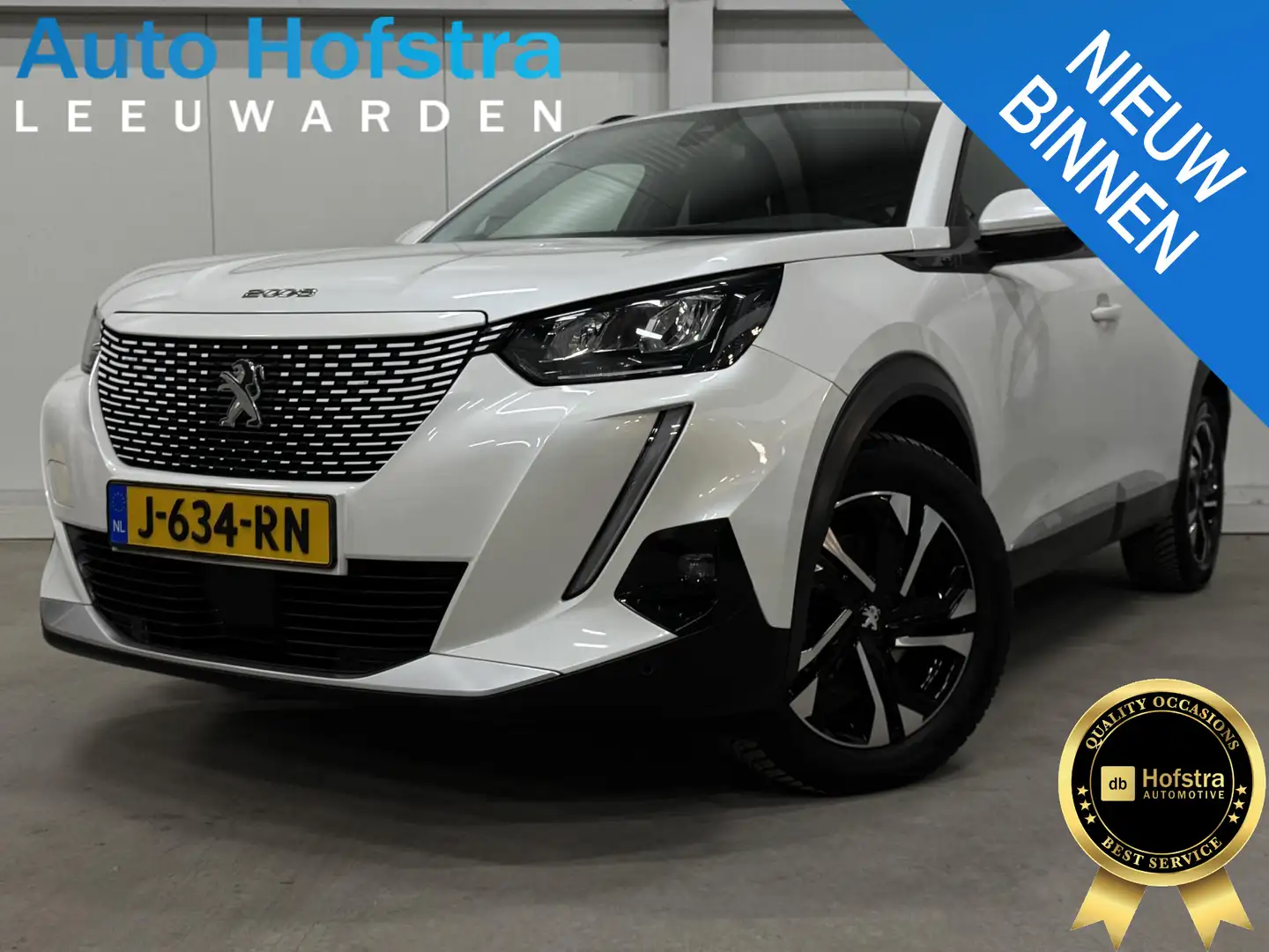 Peugeot e-2008 EV Allure 50 kWh 90% SOH PARELMOER DIGI-DASH CAMER Blanc - 1