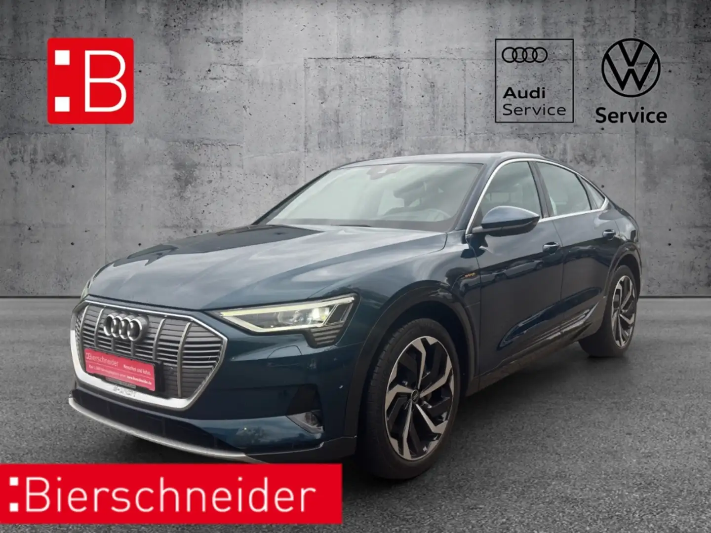 Audi e-tron Sportback 55 qu S line advanced 20 KAMERA ACC LUFT Blau - 1