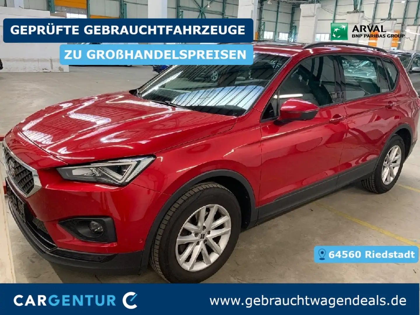 SEAT Tarraco 2.0 TDI Style Virtual AHK Pano S-Dach Rot - 1