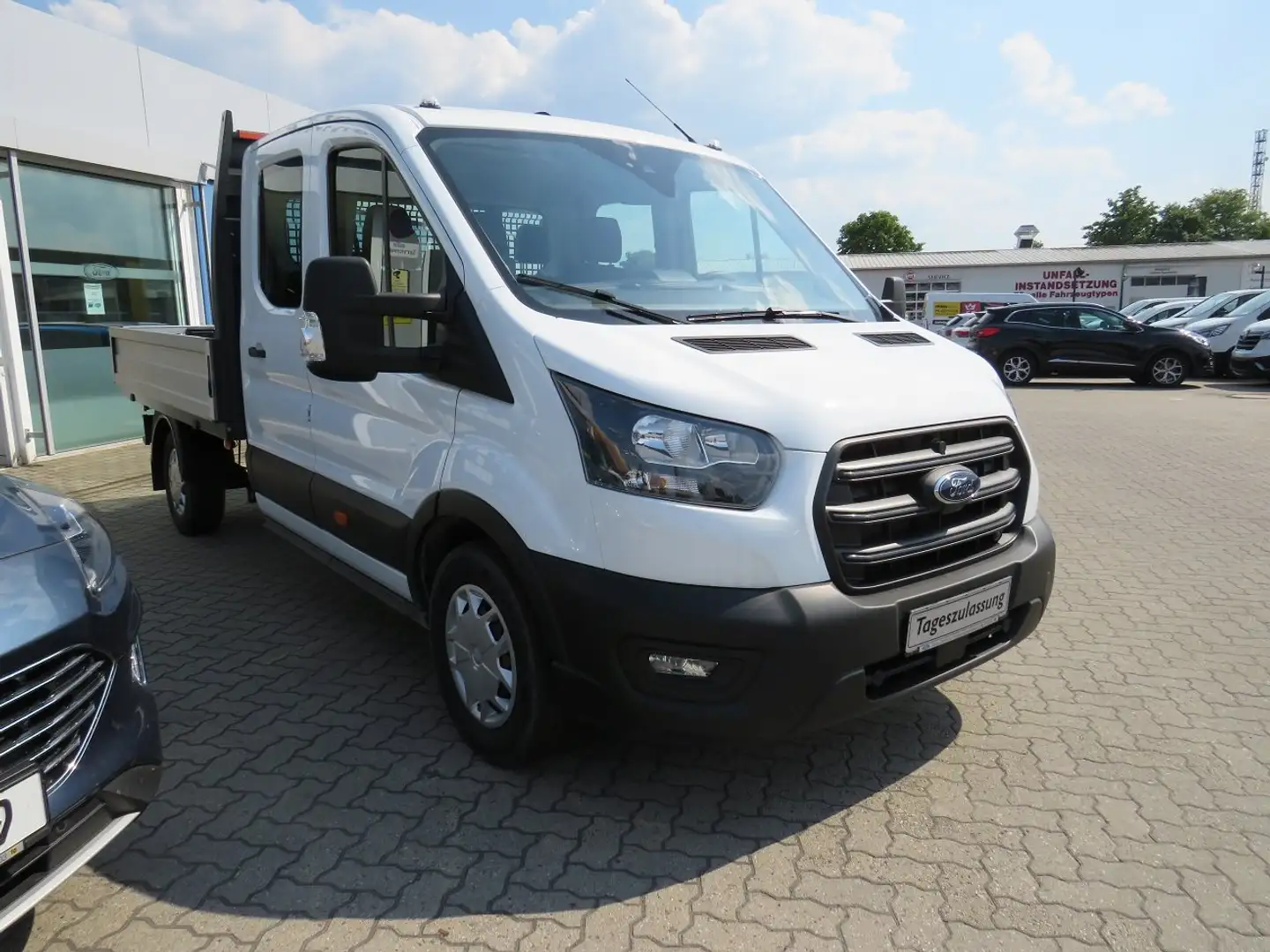 Ford Transit 350 L3 Doppelkabine; Garantie bis 2027 Wit - 2