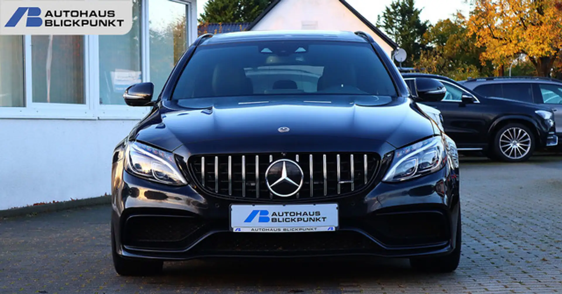 Mercedes-Benz C 63 AMG C S T DISTRO+PANO+HEADUP+KAM360+BURMESTER Czarny - 2