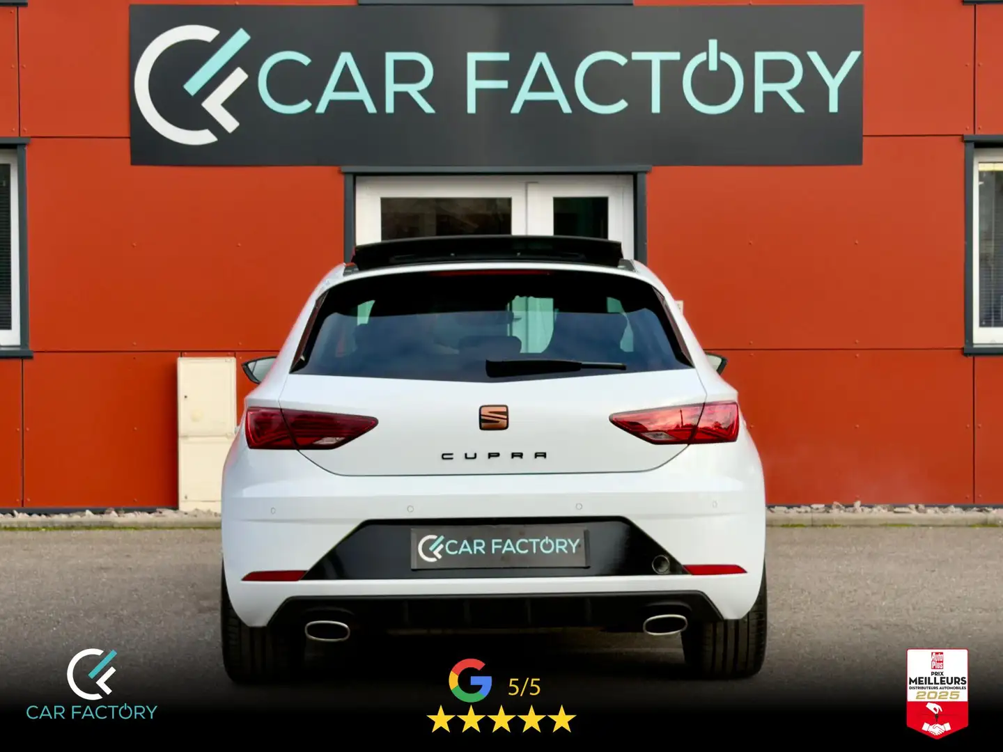 SEAT Leon 2.0 TSI 290 DSG Siège Top F1 Toit ouvrant ACC DCC Caméra Beats Navi Pro Blanc - 2