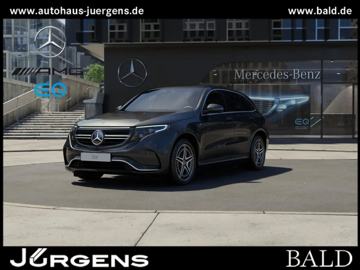 Mercedes-Benz EQC 400 4M AMG-Sport/MLB/360/SHD/AHK/Distr/19' Grau - 2