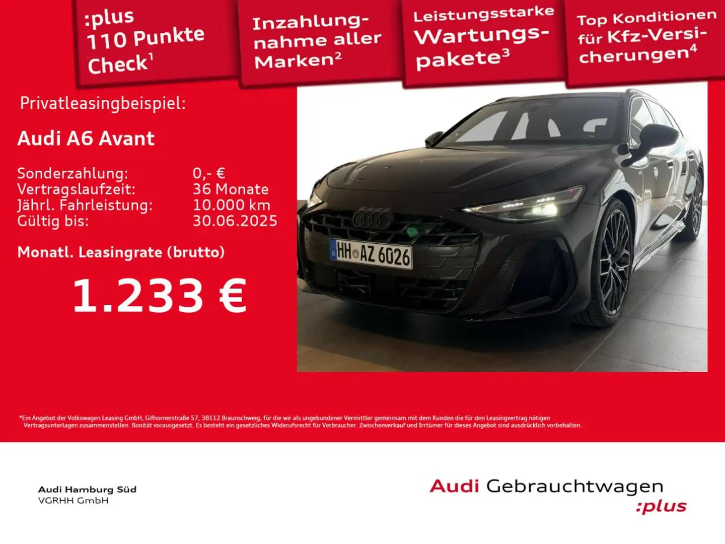 Audi A6 Avant 40 TDI qu. S tronic S LINE/EDITION-ONE Braun - 1