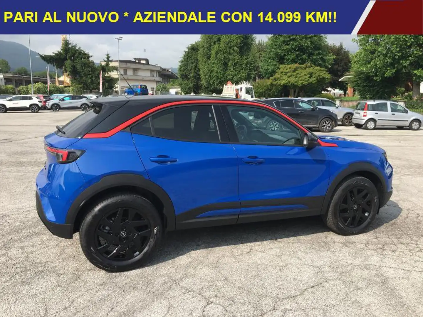 Opel Mokka 1.2 Turbo 130cv Auto GS 14 MILA KM!! AUTOMATICA Blauw - 2