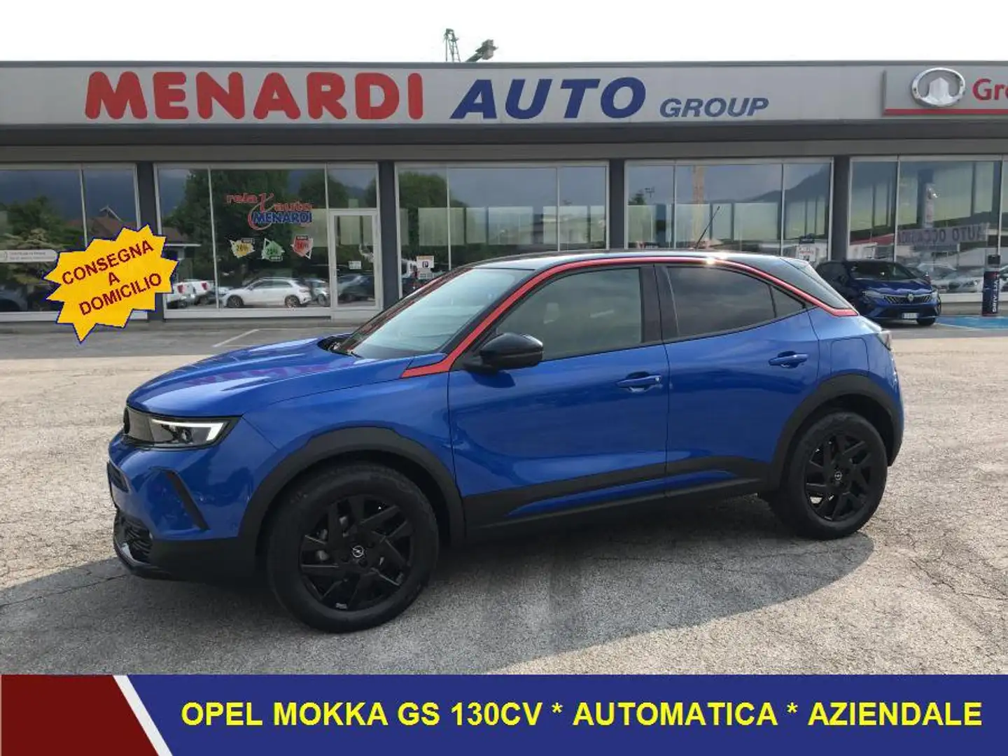 Opel Mokka 1.2 Turbo 130cv Auto GS 14 MILA KM!! AUTOMATICA Blauw - 1