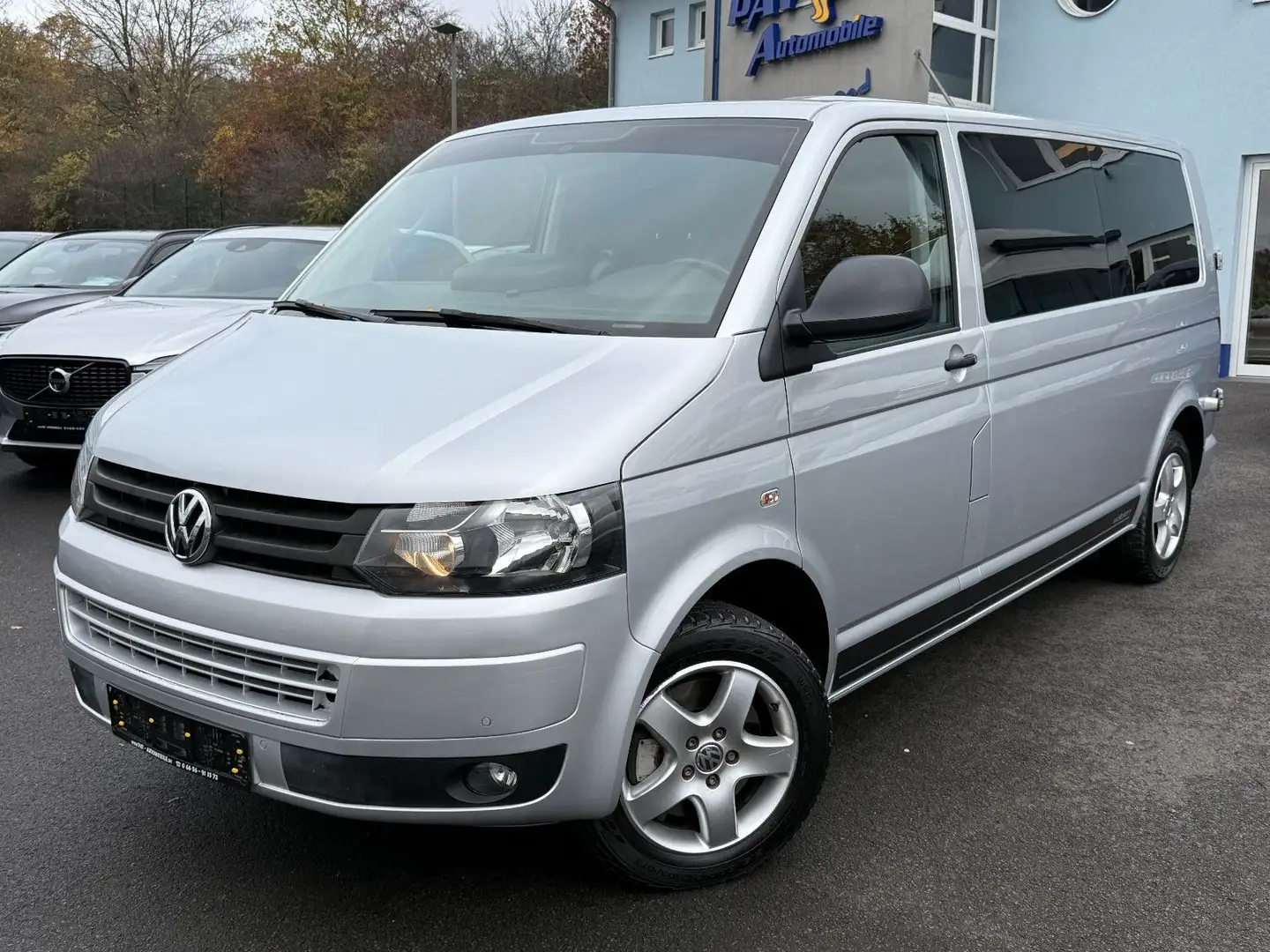 Volkswagen T5 Caravelle lang 7Sitzer AHK GRA Klima SHZ PDC Silber - 1