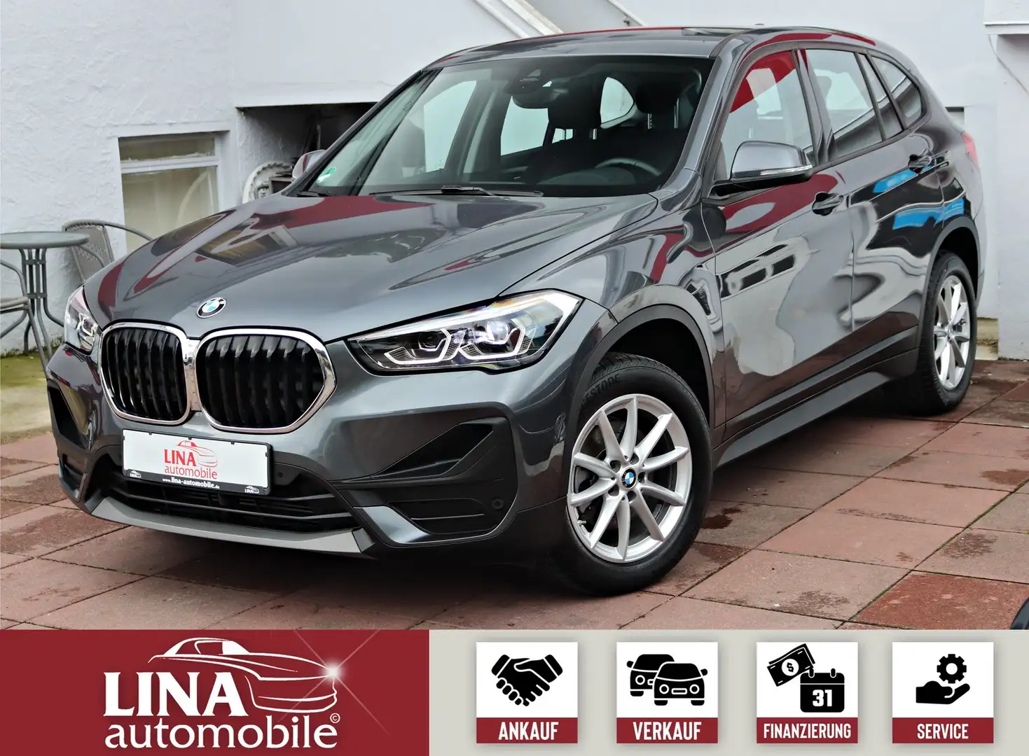 BMW X1 sDrive 18 i Advantage 1Hd*NaviProf*LED*elHeck Grau - 1