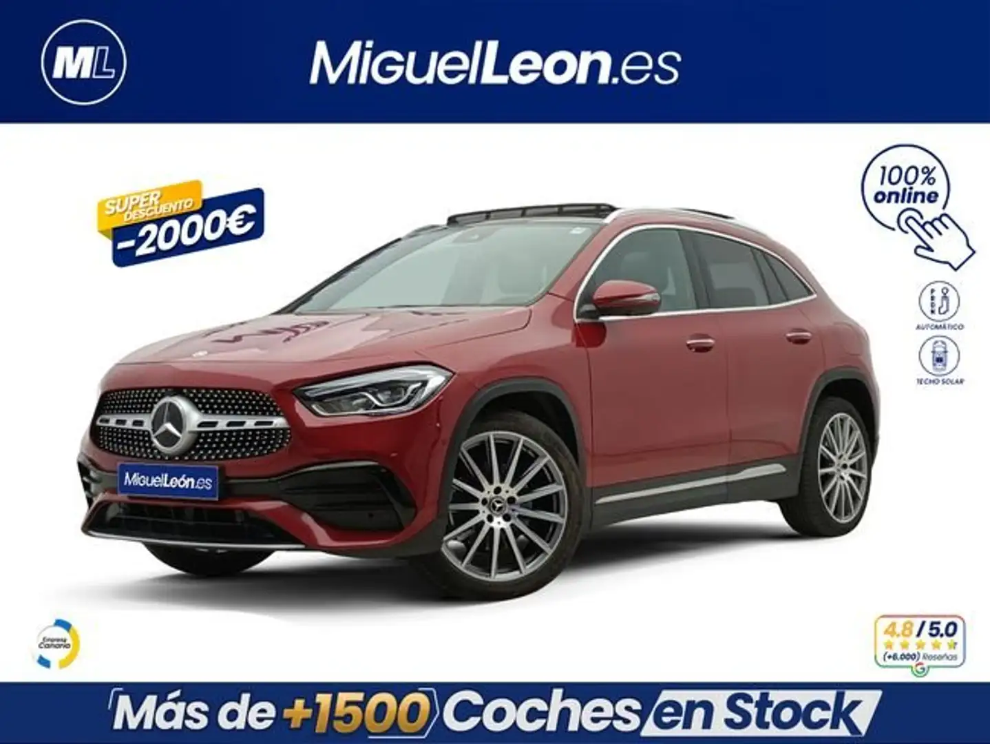 Mercedes-Benz GLA 250 e Rojo - 1