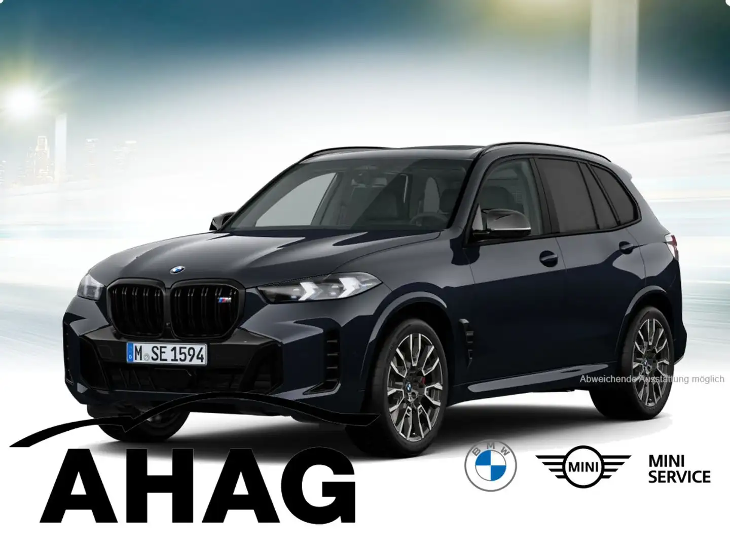 BMW X5 M60i Innovationsp. Sport Aut. Komfortsitze Schwarz - 2