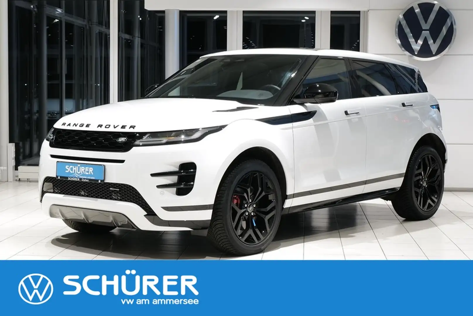 Land Rover Range Rover Evoque P200 R-Dynamic HSE Pano AHK Allrad Weiß - 1