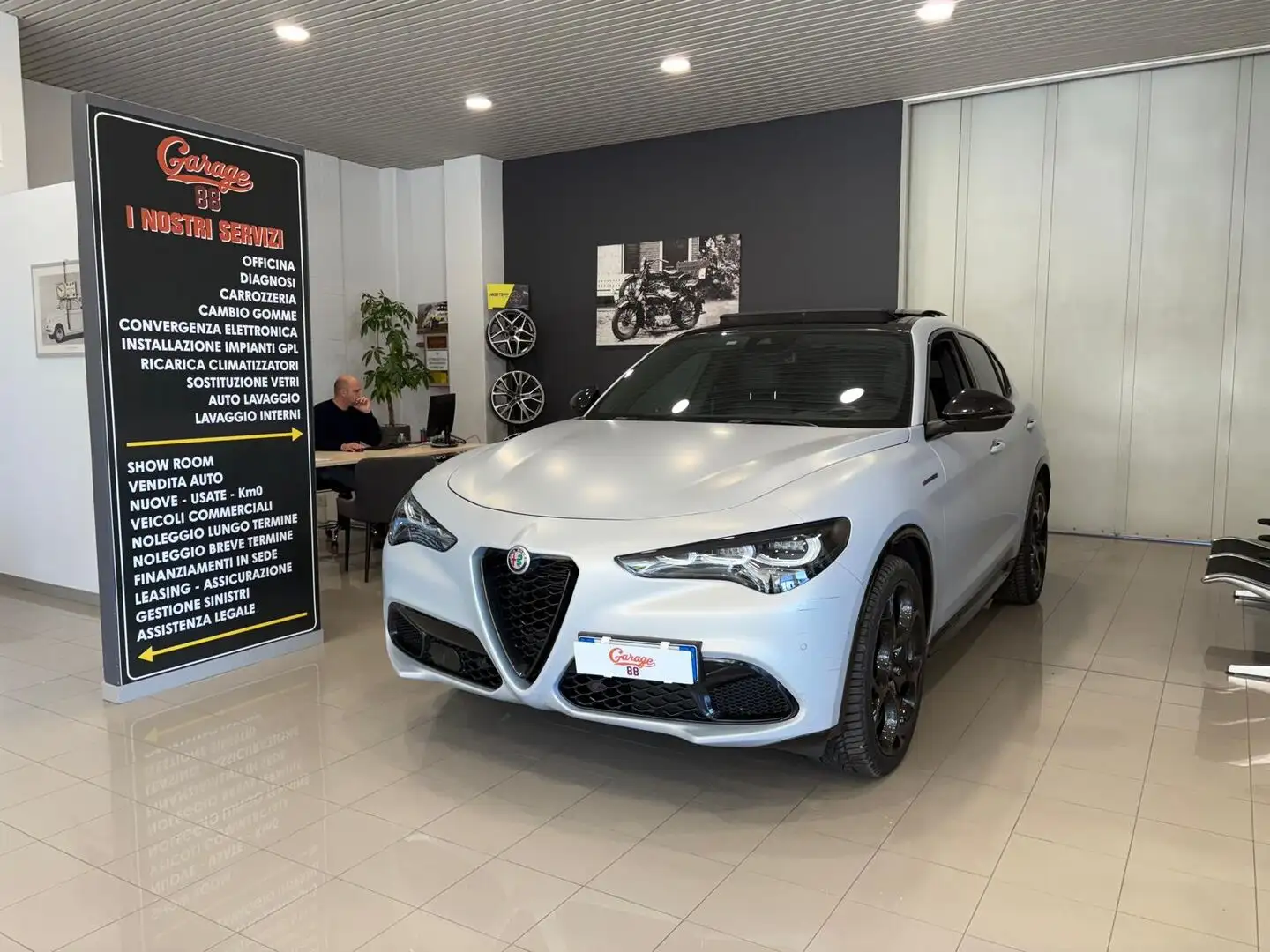 Alfa Romeo Stelvio 2.2 t Competizione Q4 210cv auto Grigio - 1
