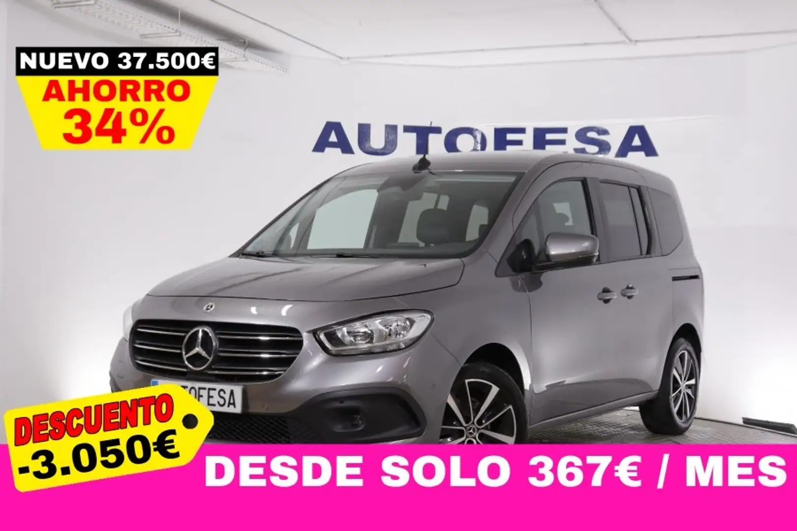 Mercedes-Benz Clase T 180D TOURER LARGO 115cv AUTO 5P VENTA SOLO PROFESI - 1