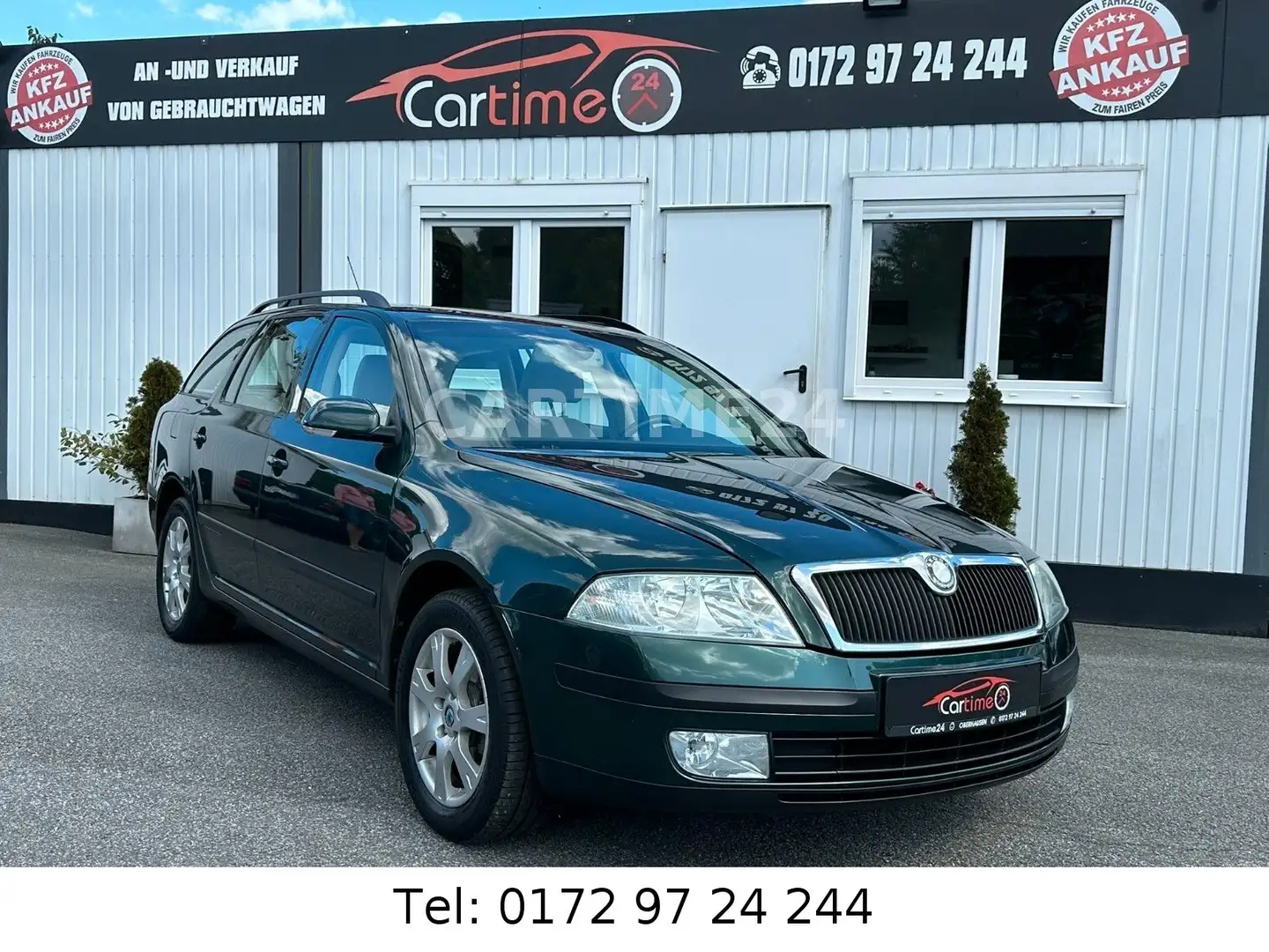 Skoda Octavia Combi Elegance 2,0 TDI*AUTOMATIK*PDC*SHD Groen - 2