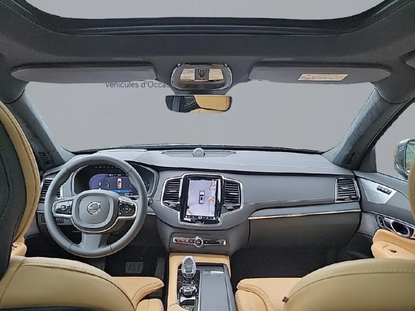 Volvo XC90 T8 AWD 310 + 145ch Ultra Style Chrome Geartronic Gris - 2