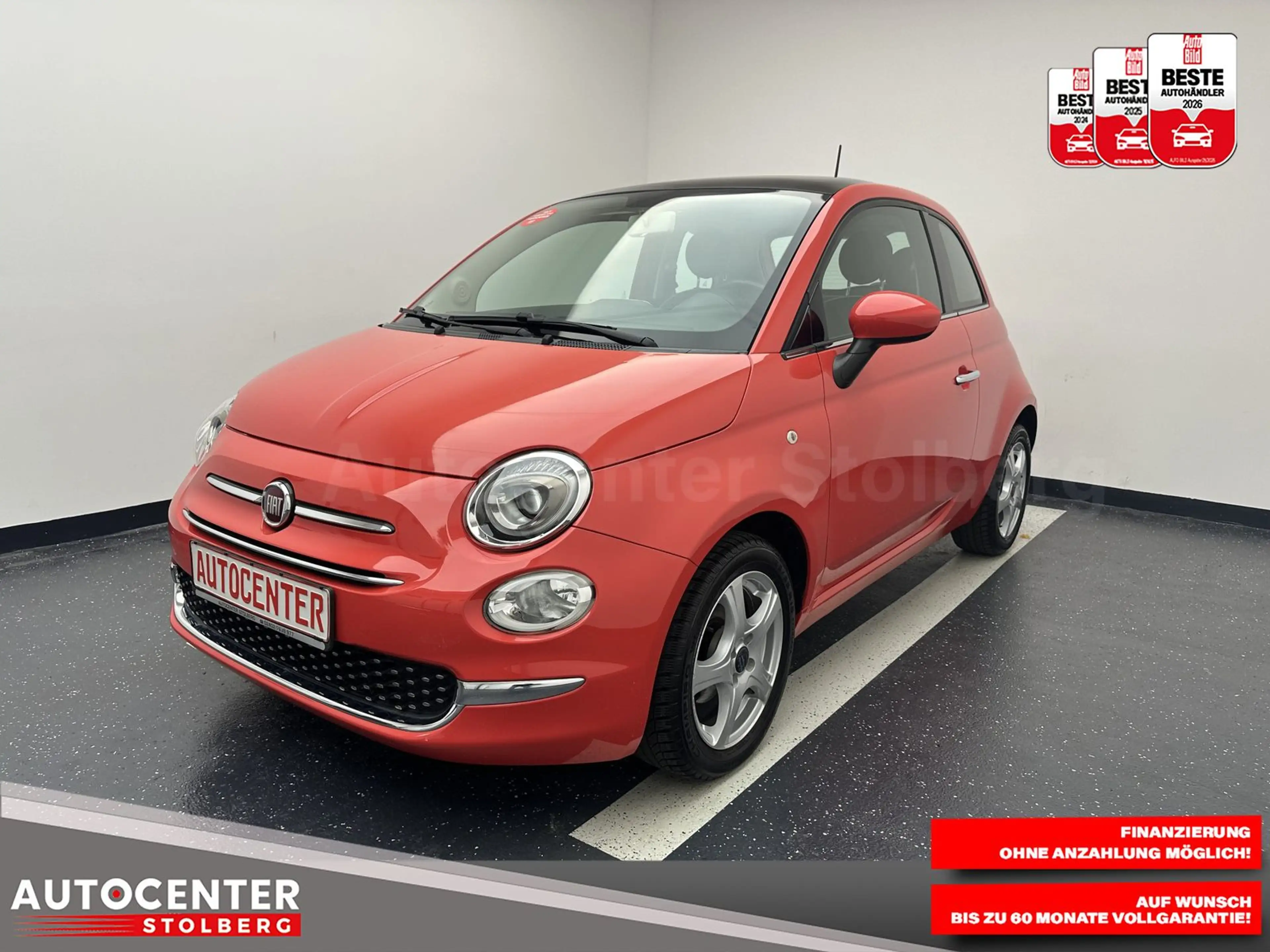 Fiat 500 "PANO-MULTI-KLIMA-ALU"