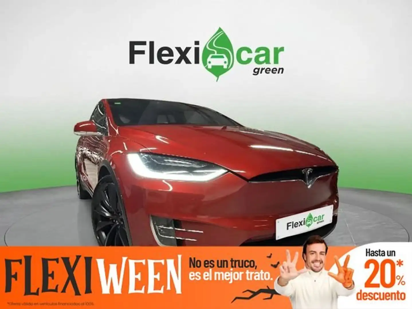 Tesla Model X 100D 4WD Rouge - 1