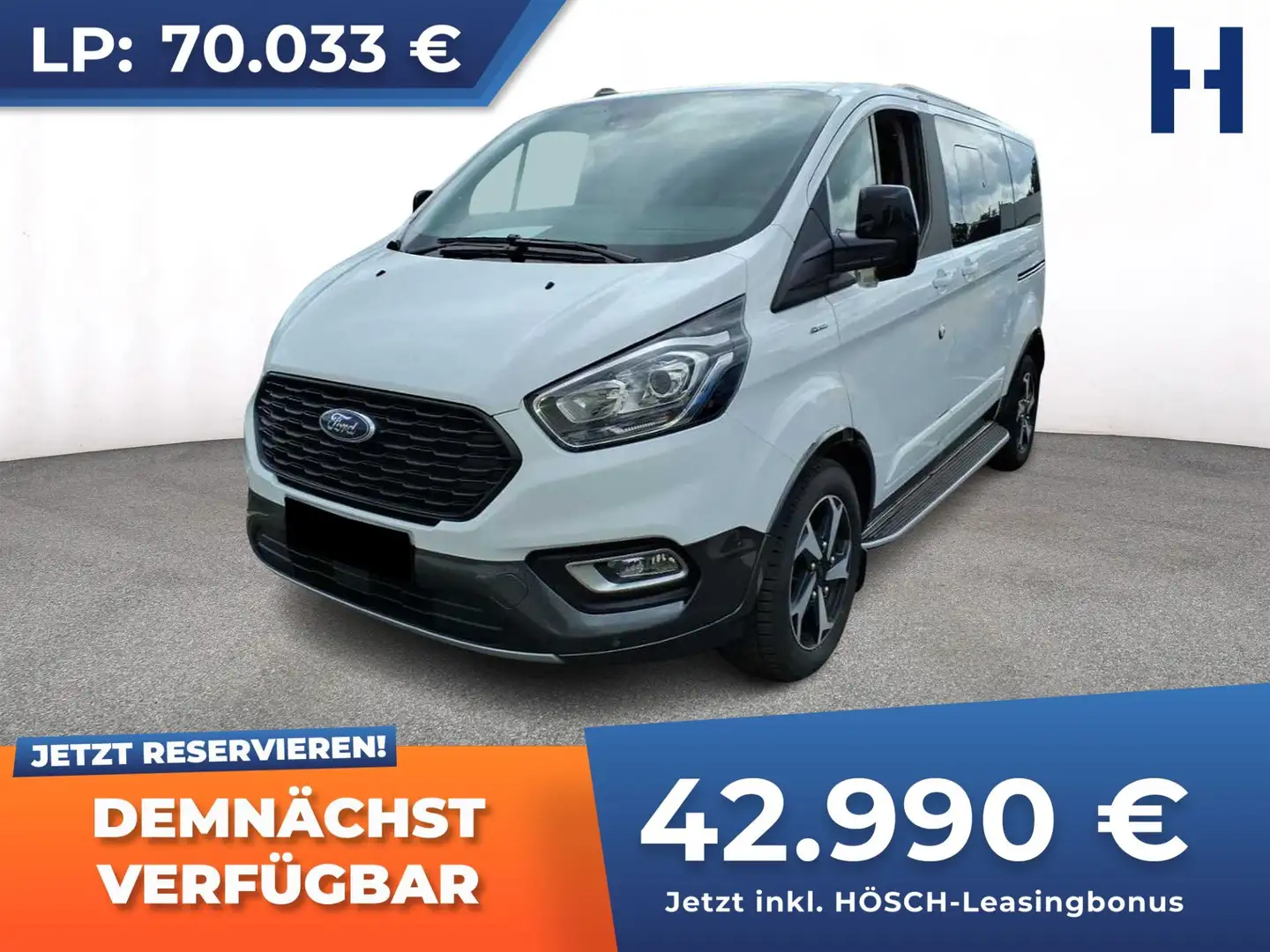 Ford Tourneo Custom 320 L1 8-SITZER NAV KAMERA ASSISTENZ Weiß - 1