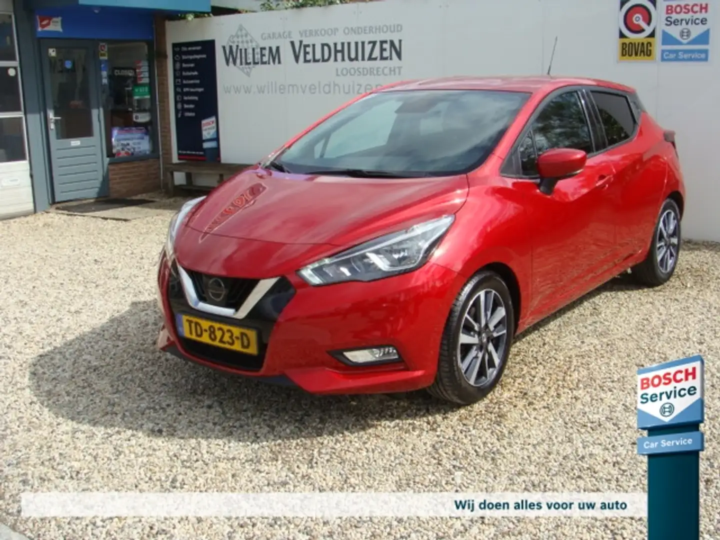 Nissan Micra 0.9 IG-T N-Connecta Rood - 1