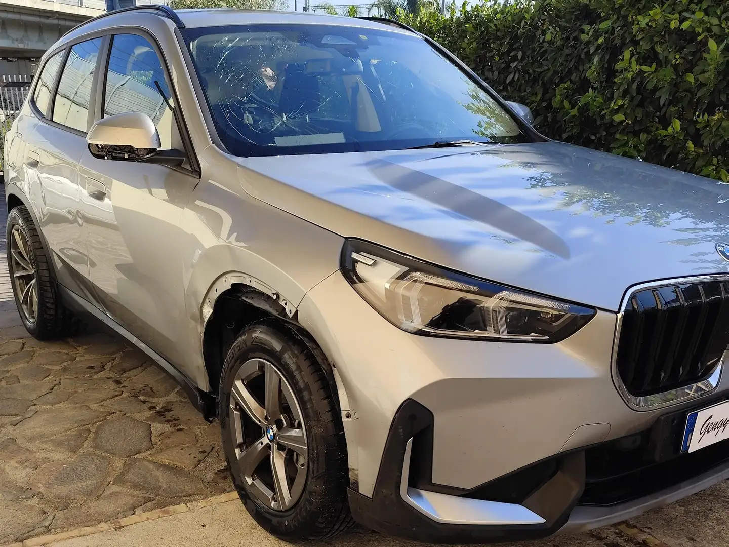 BMW X1 X1 sdrive18i X-Line auto Argento - 1