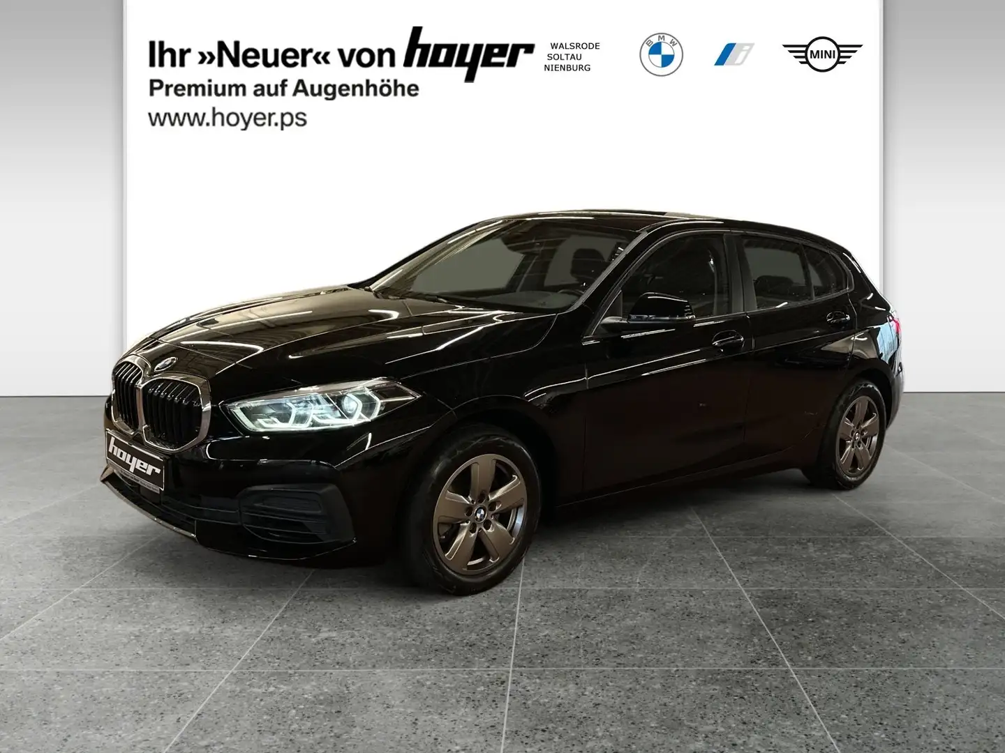BMW 116 i Hatch Advantage DAB LED Tempomat Klimaaut. Noir - 1