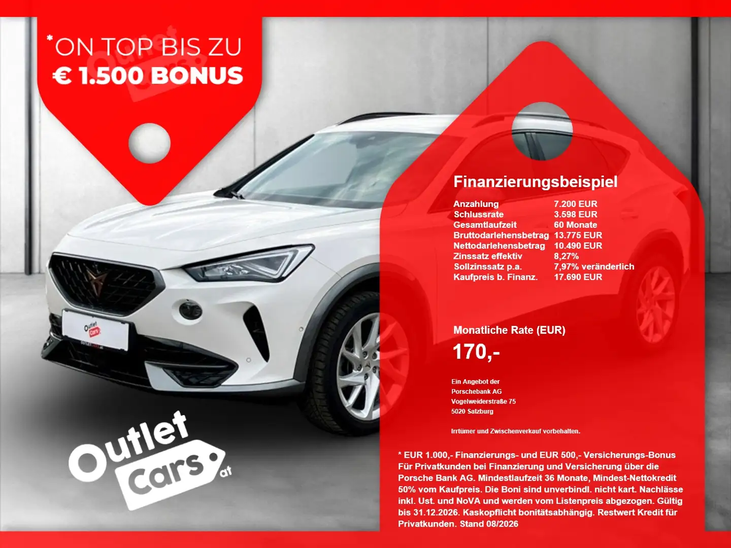 CUPRA Formentor 2.0 TDI ASSIST+AHK+LED+NAVI+RADAR+RFK Weiß - 1