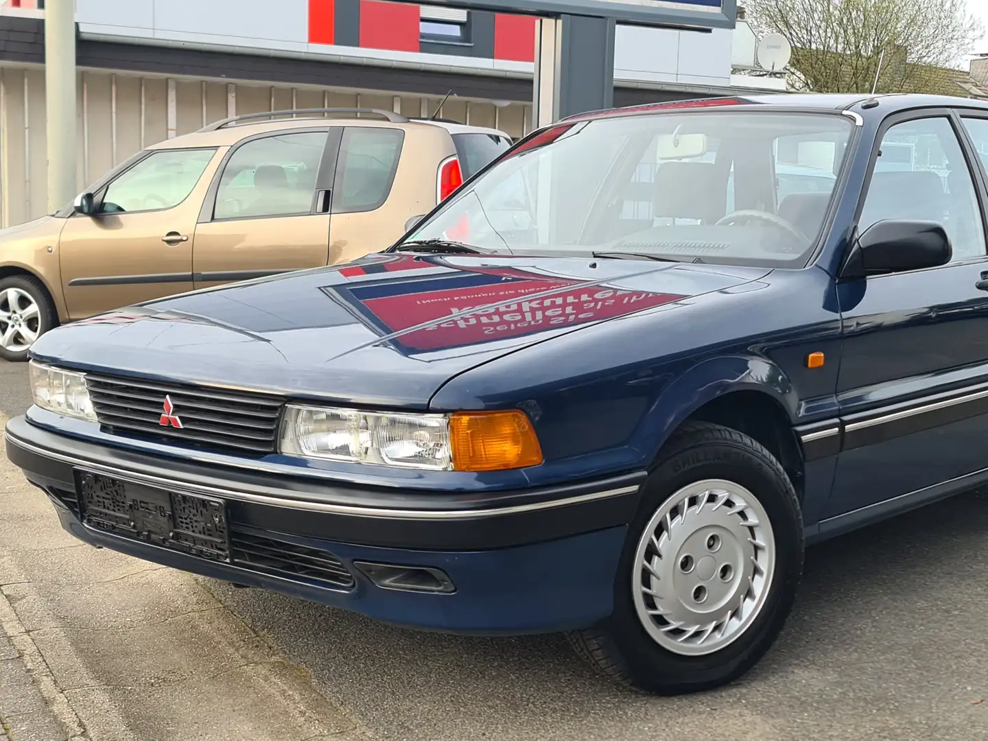 Mitsubishi Galant 1800 GLS *59.TKM!* 1.HAND!* KEIN ROST!* OLDTIMER Blauw - 2