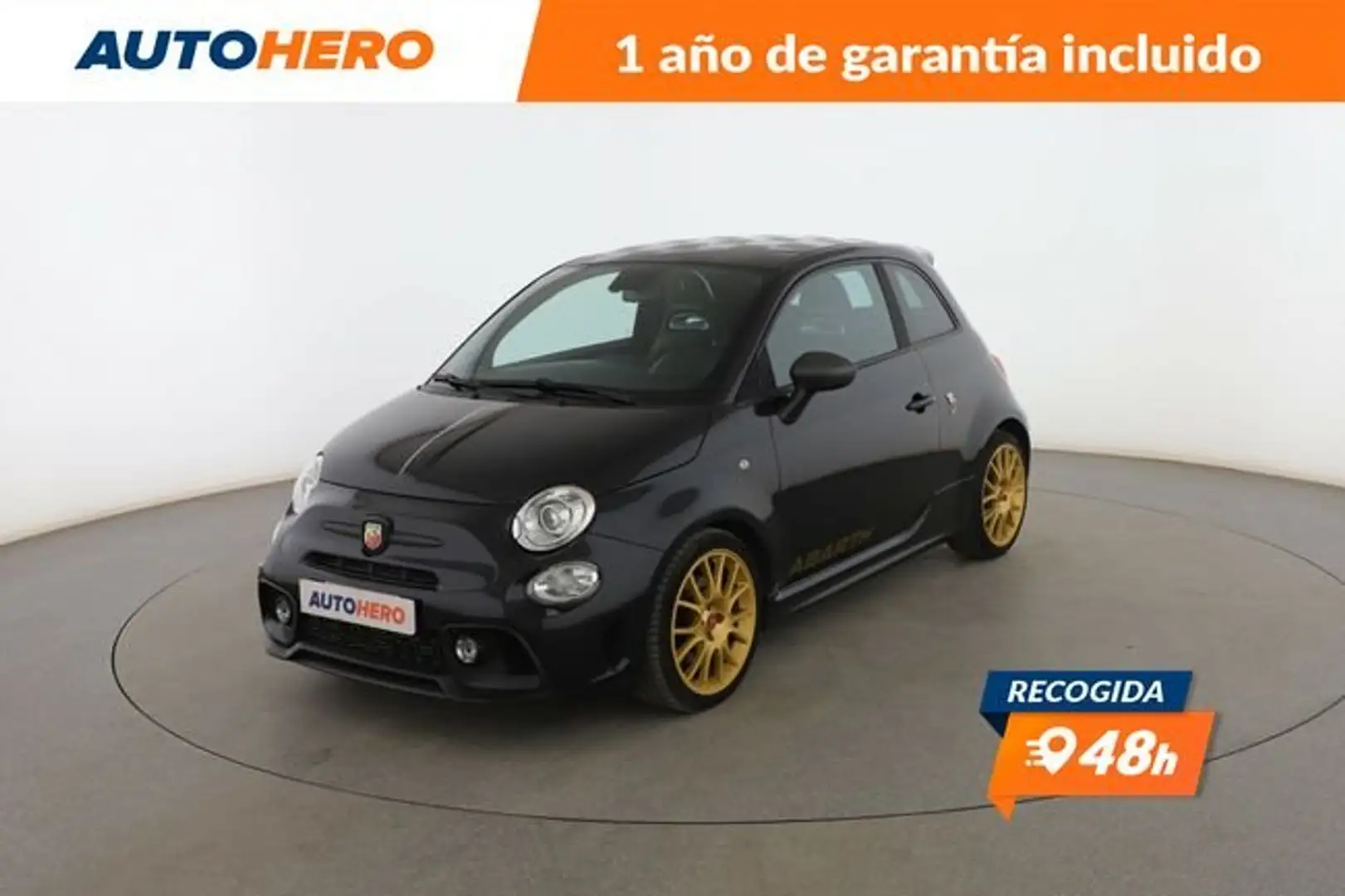 Abarth 595 1.4 Turbo Scorpioneoro Zwart - 1
