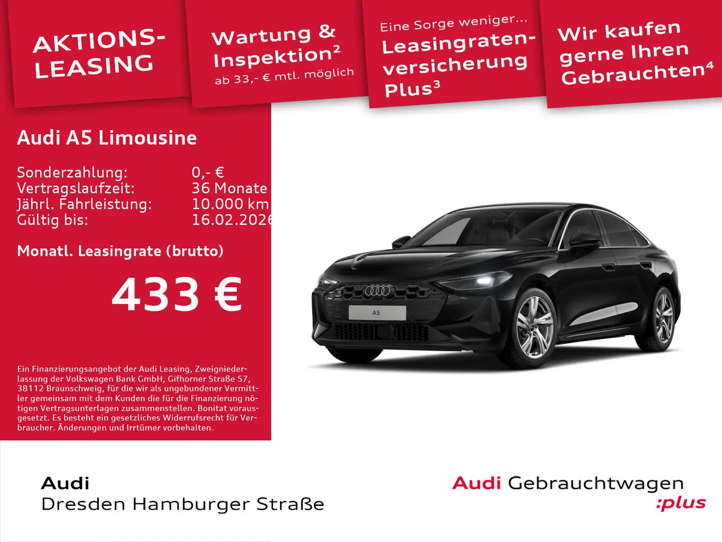 Audi A5 TDI 150 kW S tronic DAB Schwarz - 1