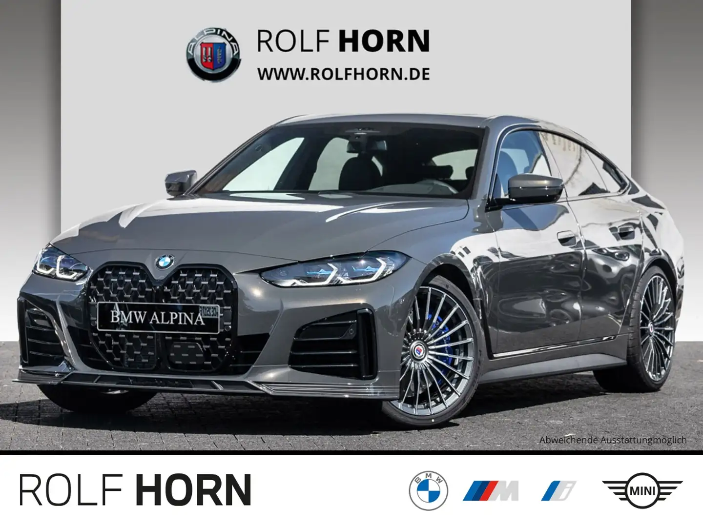 Alpina B4 3.0 Biturbo Allrad Leder HUD har/kar Glasdach Grey - 1