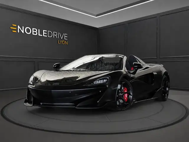 McLaren 600LT MSO CARBON B\u0026W SPIDER - 600cv - 2E MAIN - TVA RECUPERABLE