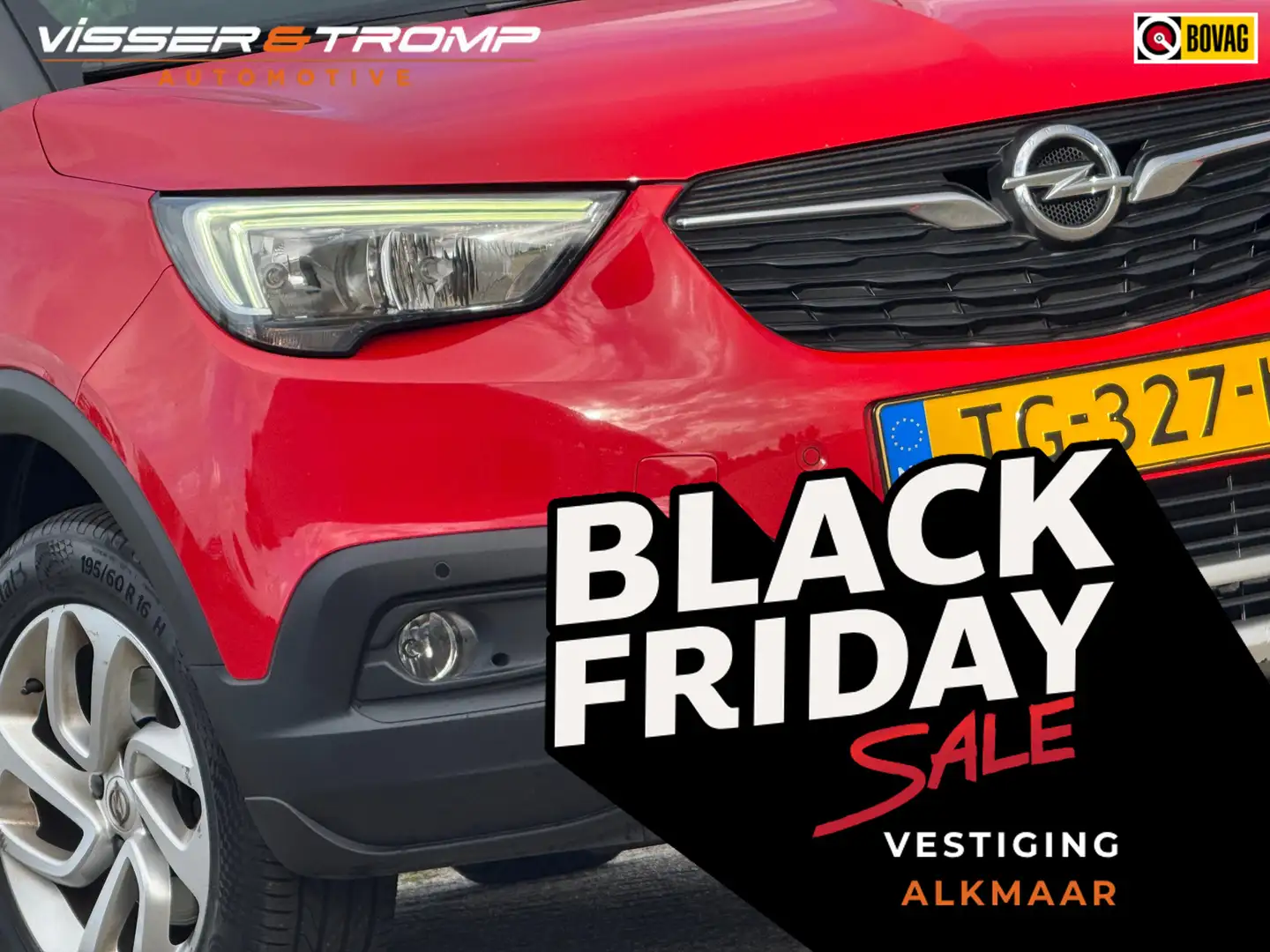 Opel Crossland X 1.2 Turbo Innovation - Red/Mineral Black - Nav/Cli Rot - 1