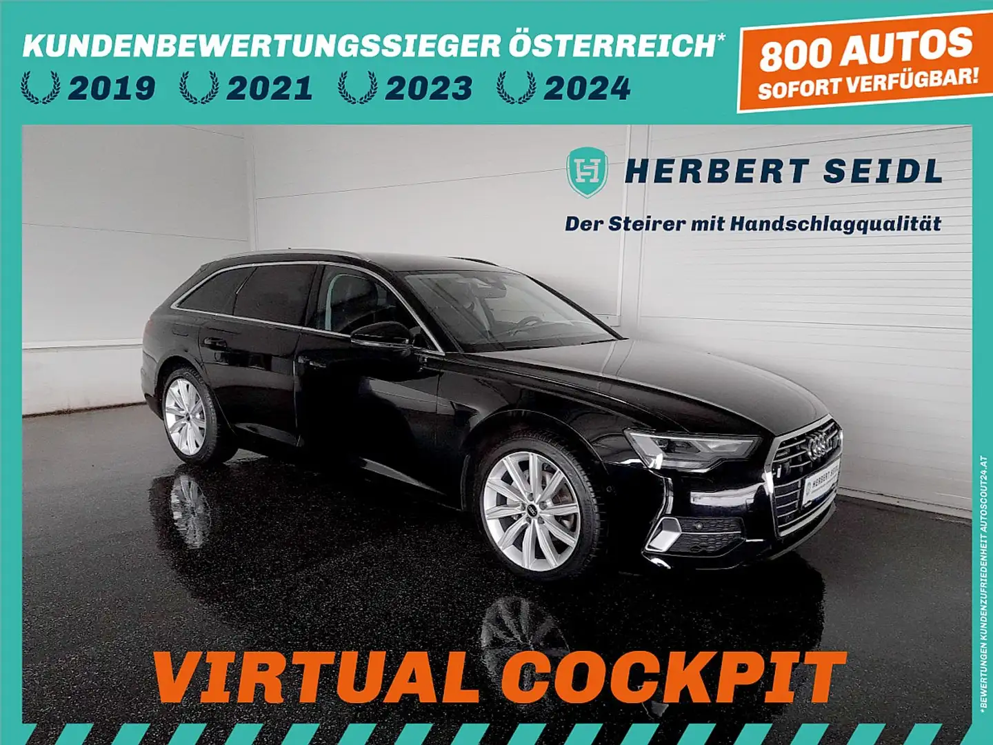 Audi A6 Avant SPORT 40 TDI quattro S-tr *LEDER MIT MEMO... Schwarz - 1