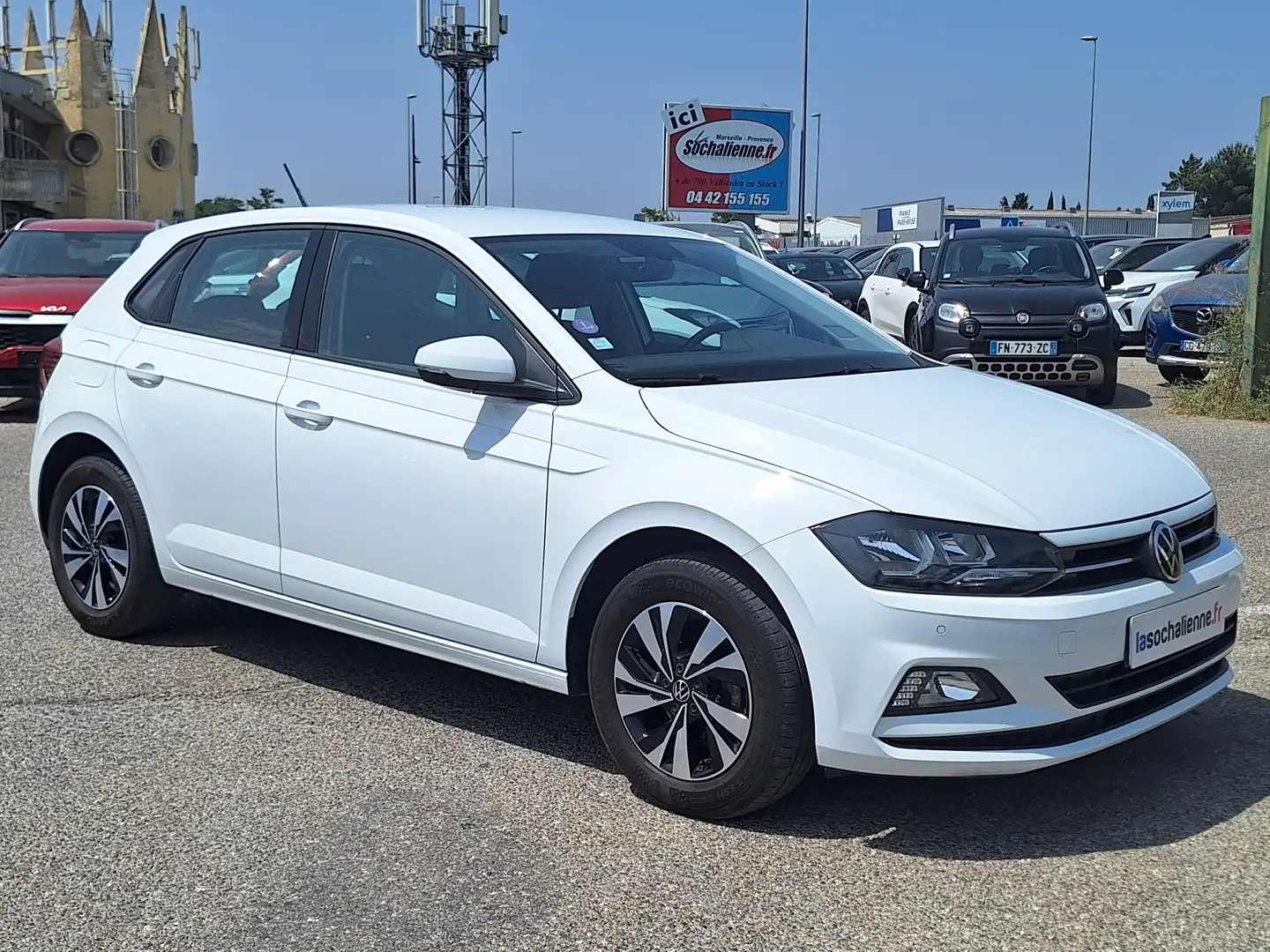 Volkswagen Polo 1.0 80 S\u0026amp;S BVM5 Lounge Blanc - 1