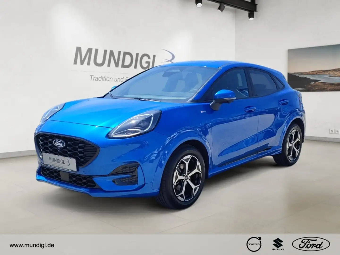 Ford Puma ST-Line 1.0 EcoBoost Mild Hybrid Navi Digitales Co Blu/Azzurro - 1