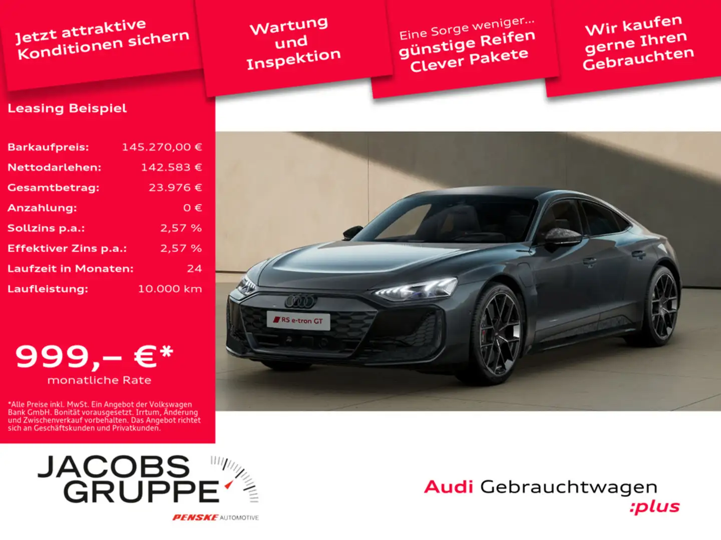 Audi RS e-tron GT performance*UPE208*Keramik*Carbon*HuD* * Grau - 1