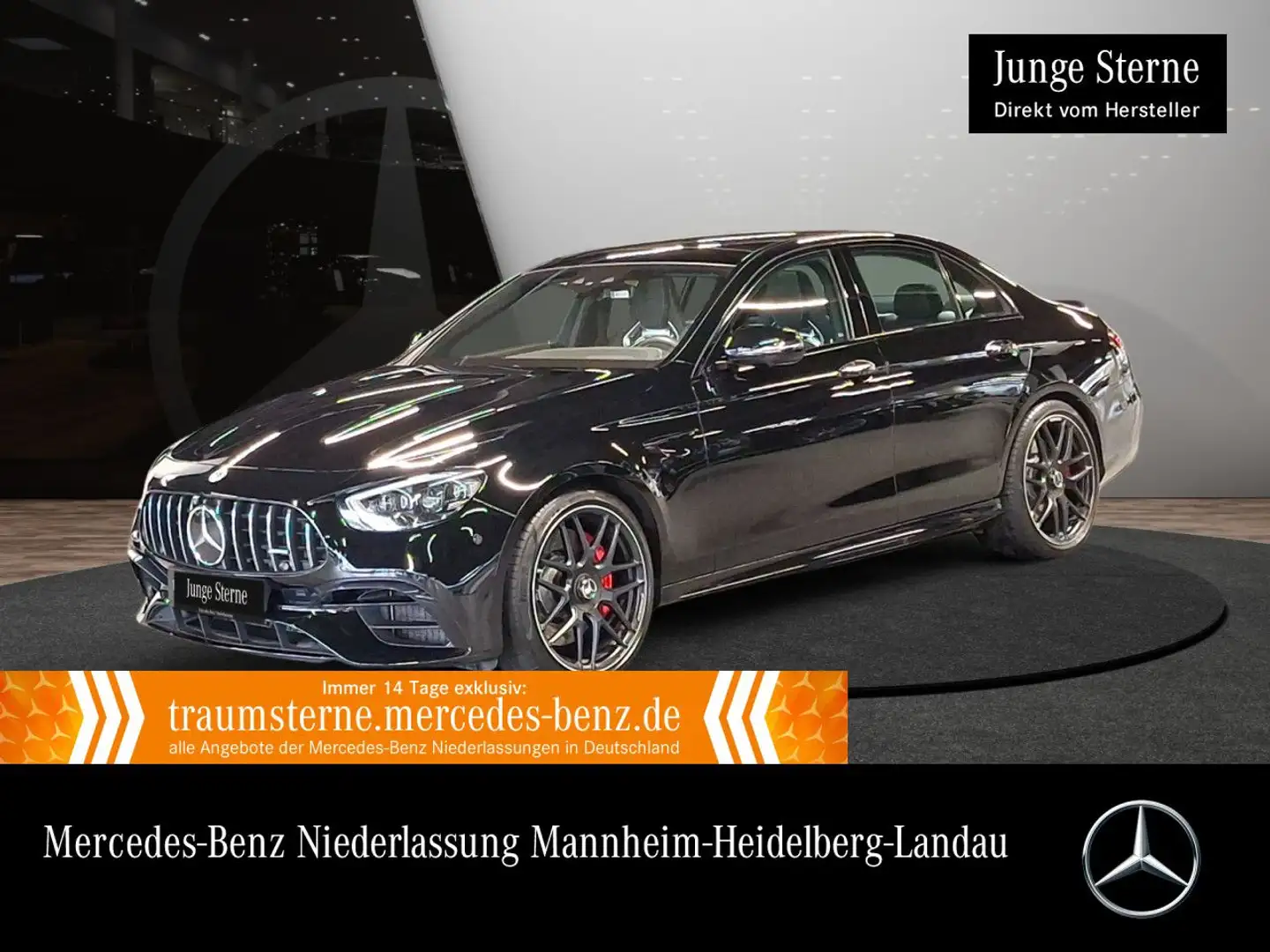 Mercedes-Benz E 63 AMG E 63 S 4M AMG+NIGHT+PANO+360+MULTIBEAM+STHZG+20" Schwarz - 1