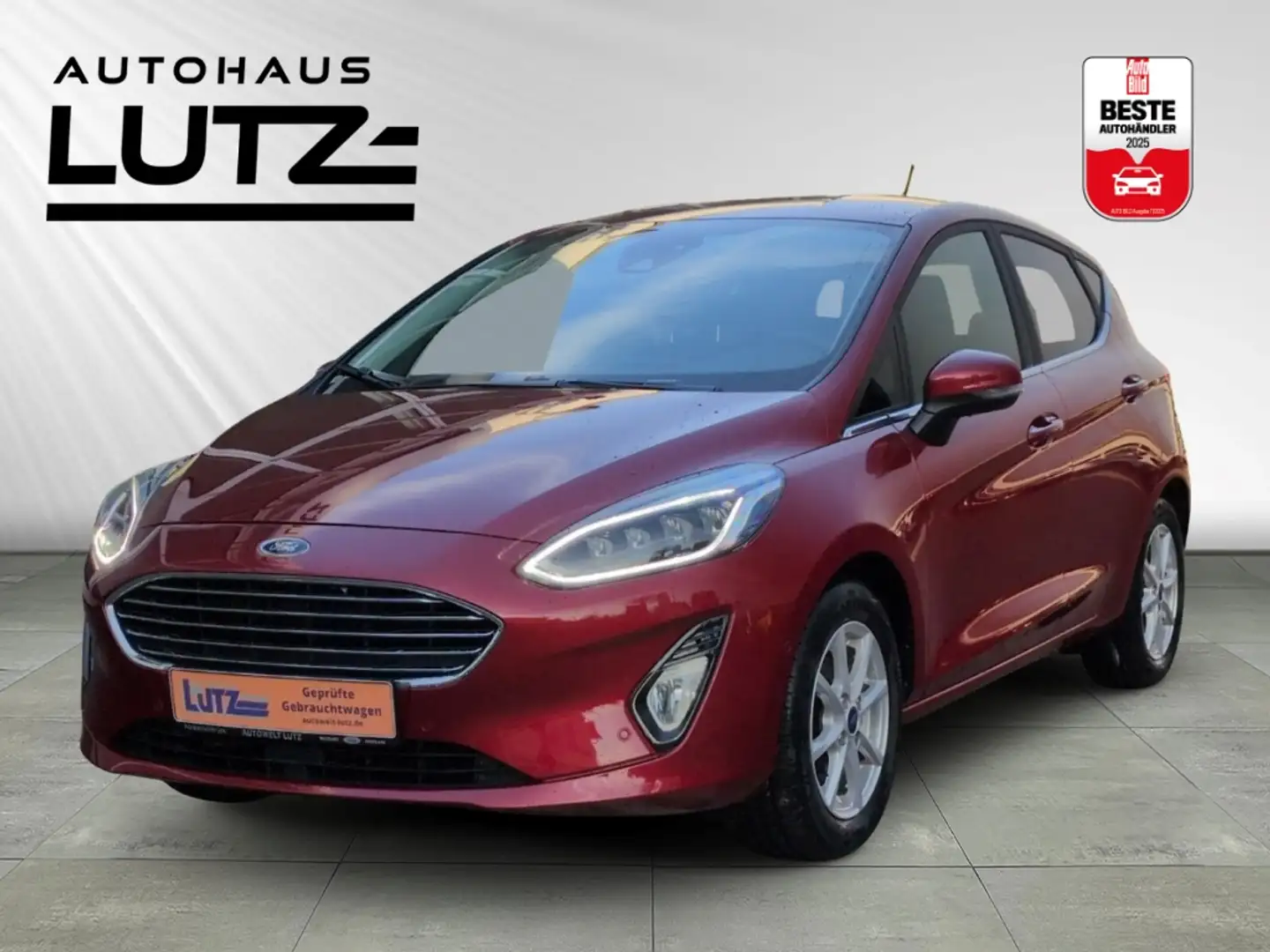 Ford Fiesta Titanium X Automatik LED Navi ACC City Stop Klima Rot - 1