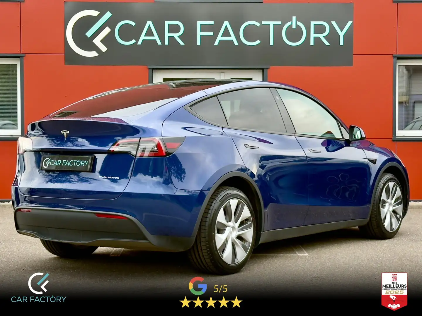 Tesla Model Y Dual Motor Long Range AWD Grand Autonomie 1ère Mai Bleu - 2
