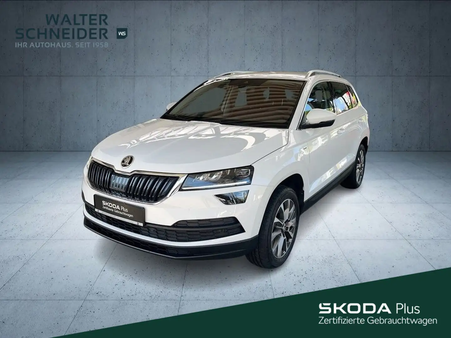 Skoda Karoq 2.0 TDI Clever Navi LED AHK Weiß - 1