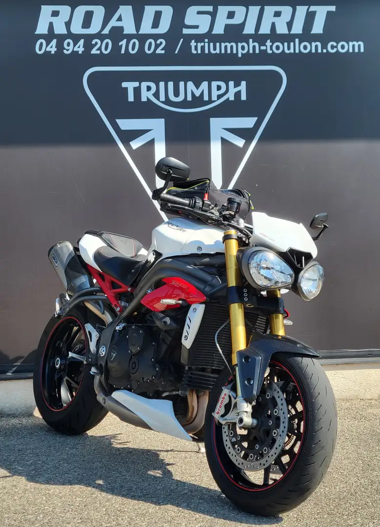 Triumph Speed Triple 1050 Blanc - 2