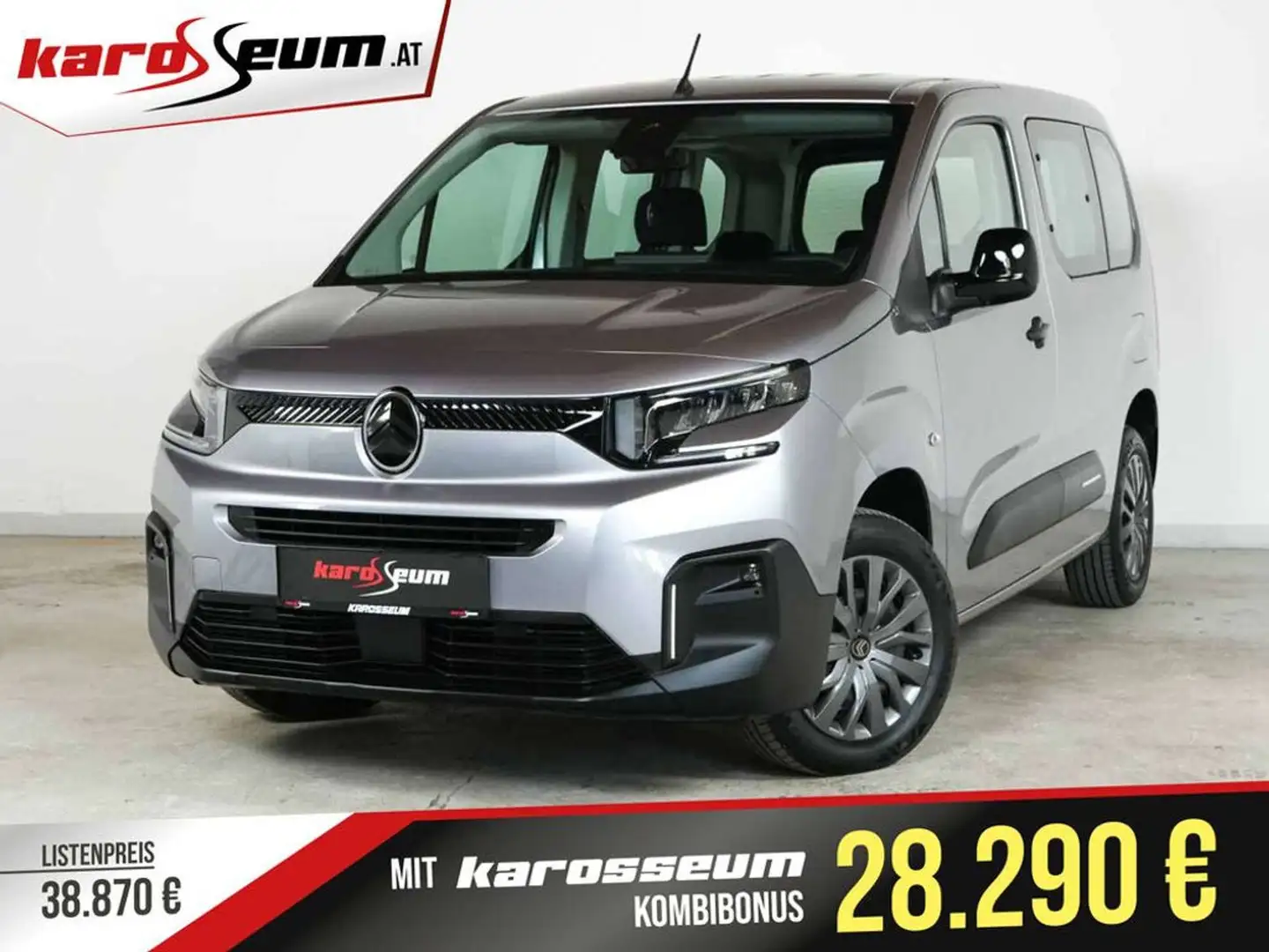 Citroen Berlingo e-50kWh | WIE NEU | Wärmepumpe Grau - 1