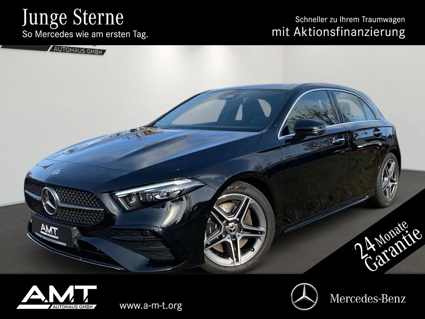 Mercedes-Benz A 250 A 250 4M AMG Prem.+ Headup*Pano*Multibeam*360° Noir - 1