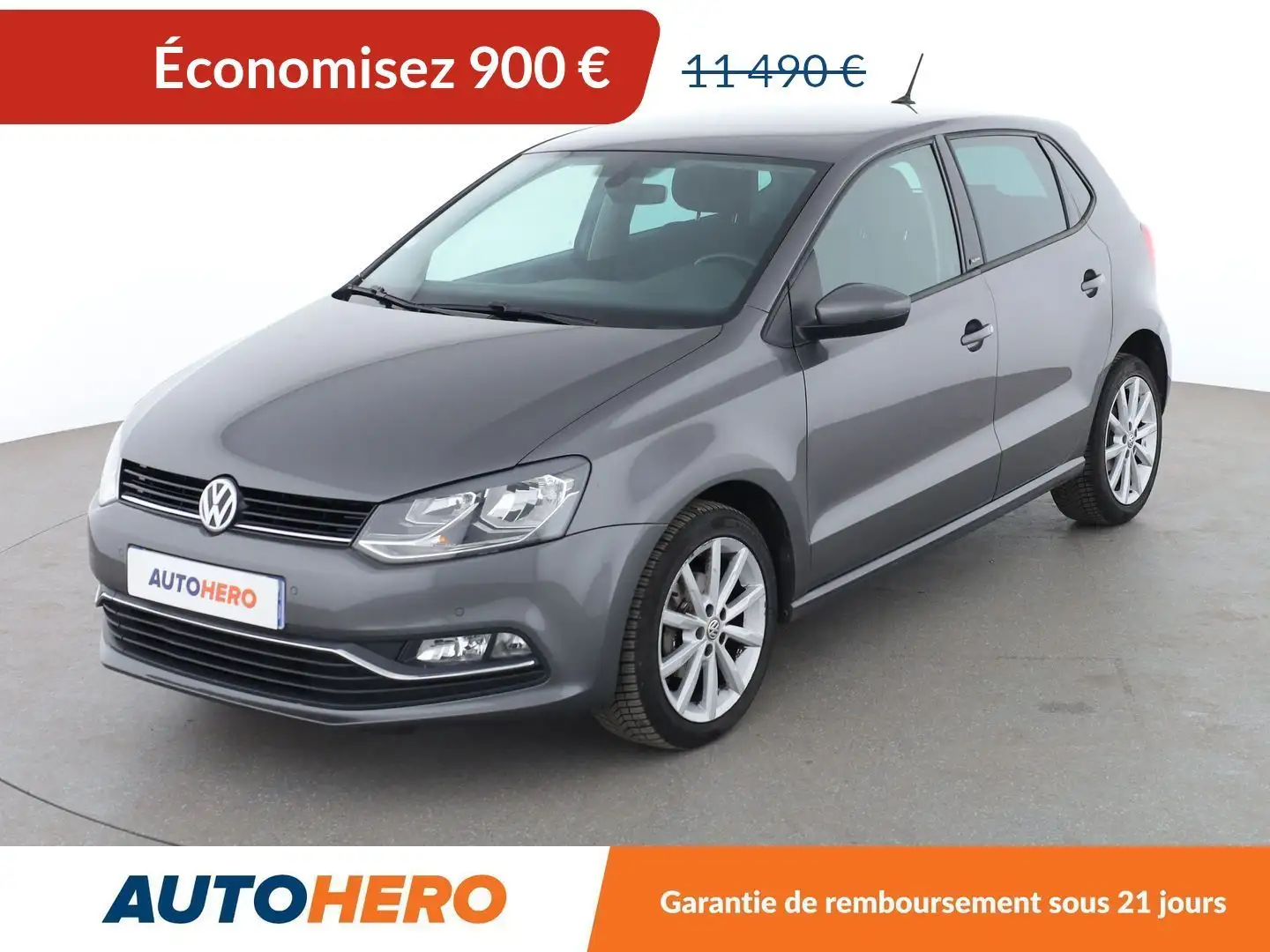 Volkswagen Polo 1.2 TSI BlueMotion Tech Allstar Gris - 1