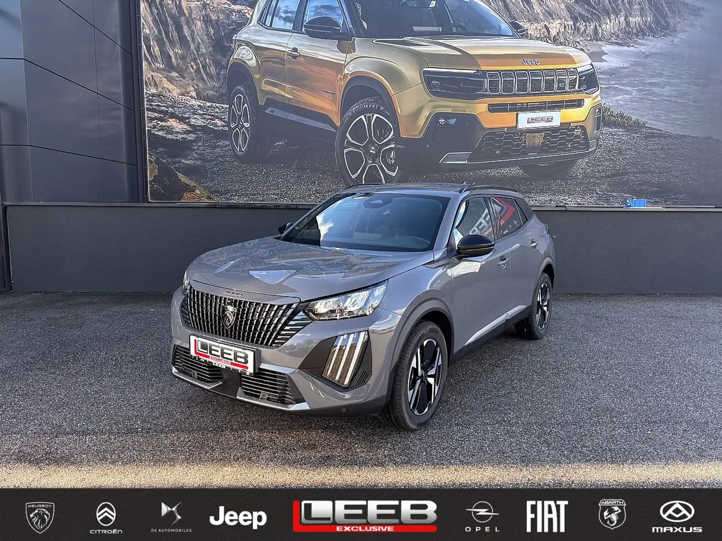 Peugeot 2008 Hybrid 145 e-DCS6 Allure inkl. Navigation & Acc... Grau - 1