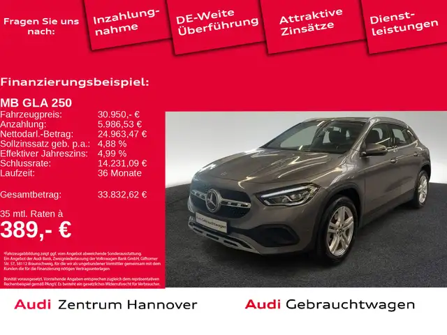 Mercedes-Benz GLA 250 e Style Kamera LED AHK Pano DAB