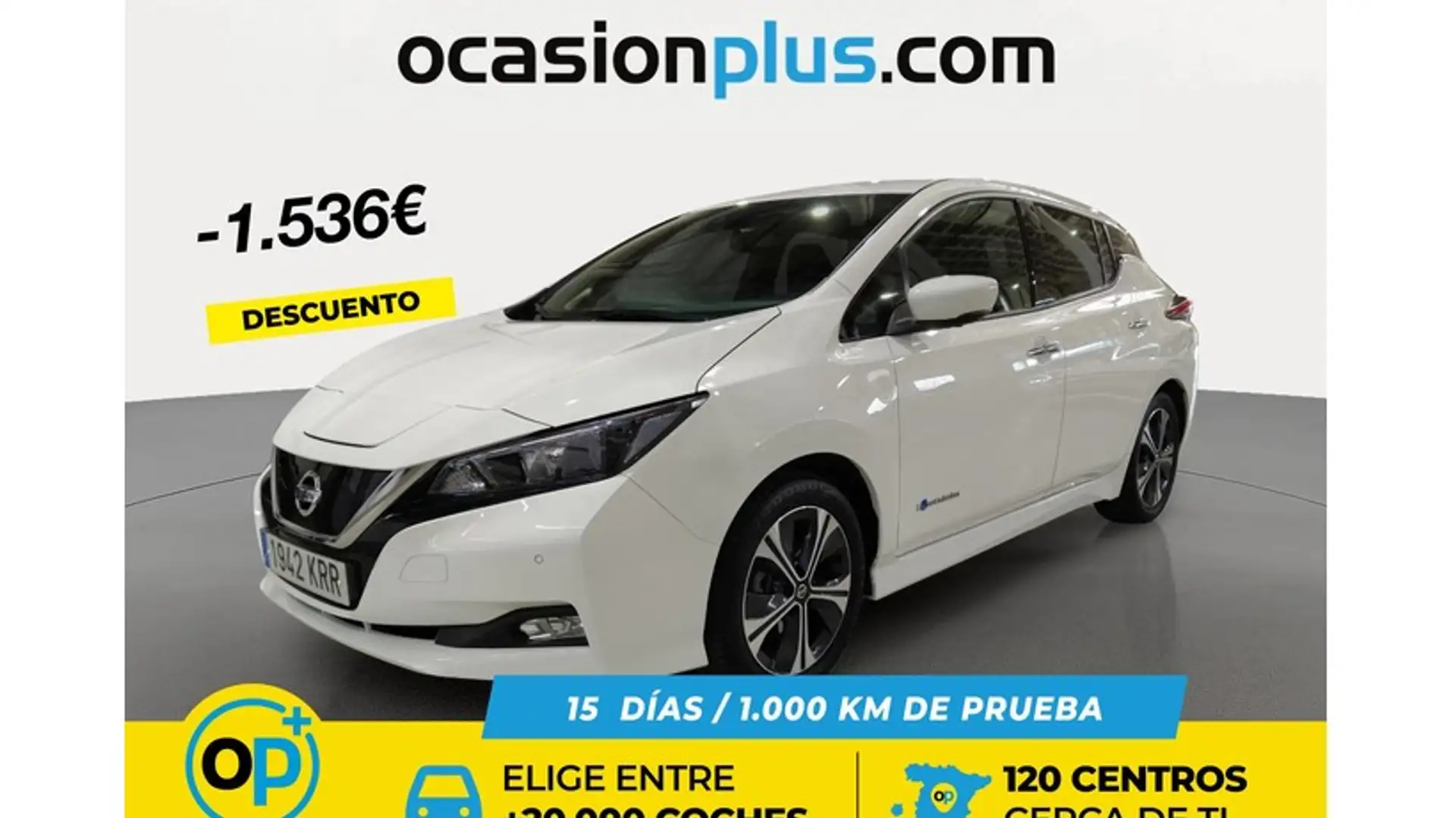 Nissan Leaf 40 kWh N-Connecta 110kW Blanco - 1